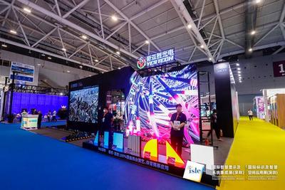直擊深圳ISLE現(xiàn)場(chǎng)，新亞勝光電展位成超燃打卡點(diǎn)！LED屏租賃新體驗(yàn)引爆展會(huì)